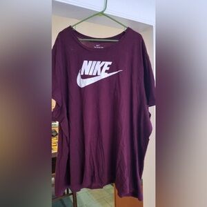 4XL Nike Maroon T Shirt